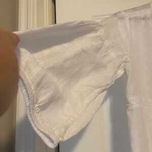 Rebecca Malone ladies very nice white blouse XL worn once